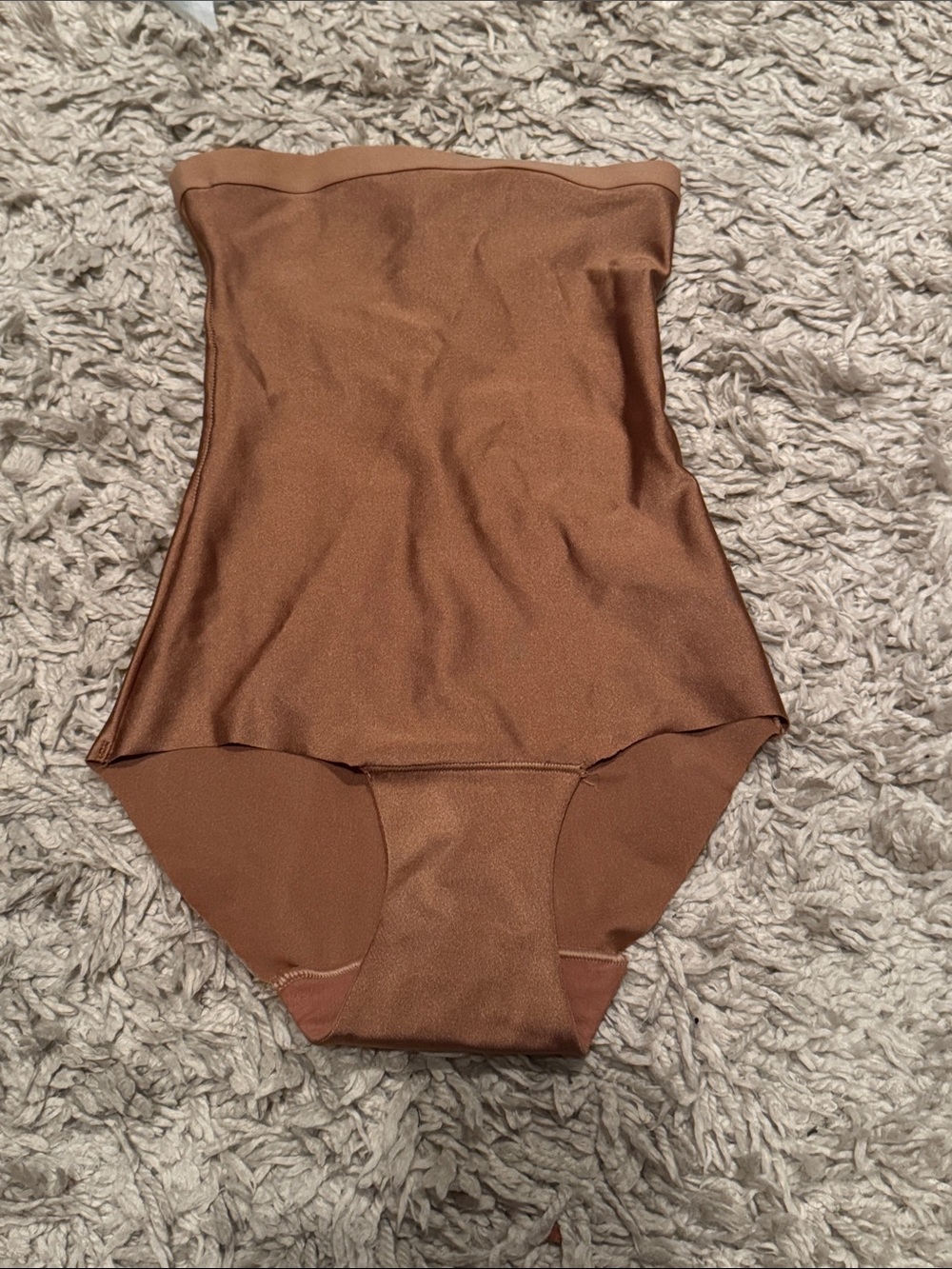 Jones New York Strapless Shapewear Bodysuit in Brown